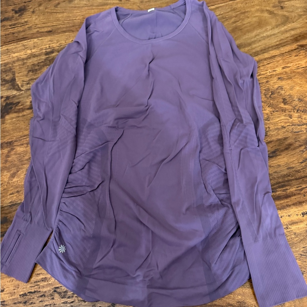 Athleta Momentum Seamless Long Sleeve Top – Women’s Small (Purple)